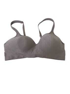 Bali Comfort Revolution Wireless Bra 38C Pale Purple Swirl 3463 Moisture Wicking